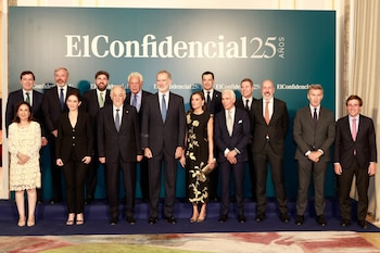El rey Felipe y la reina Letizia acuden al 25º aniversario de 'El Confidencial' (Casa Real)