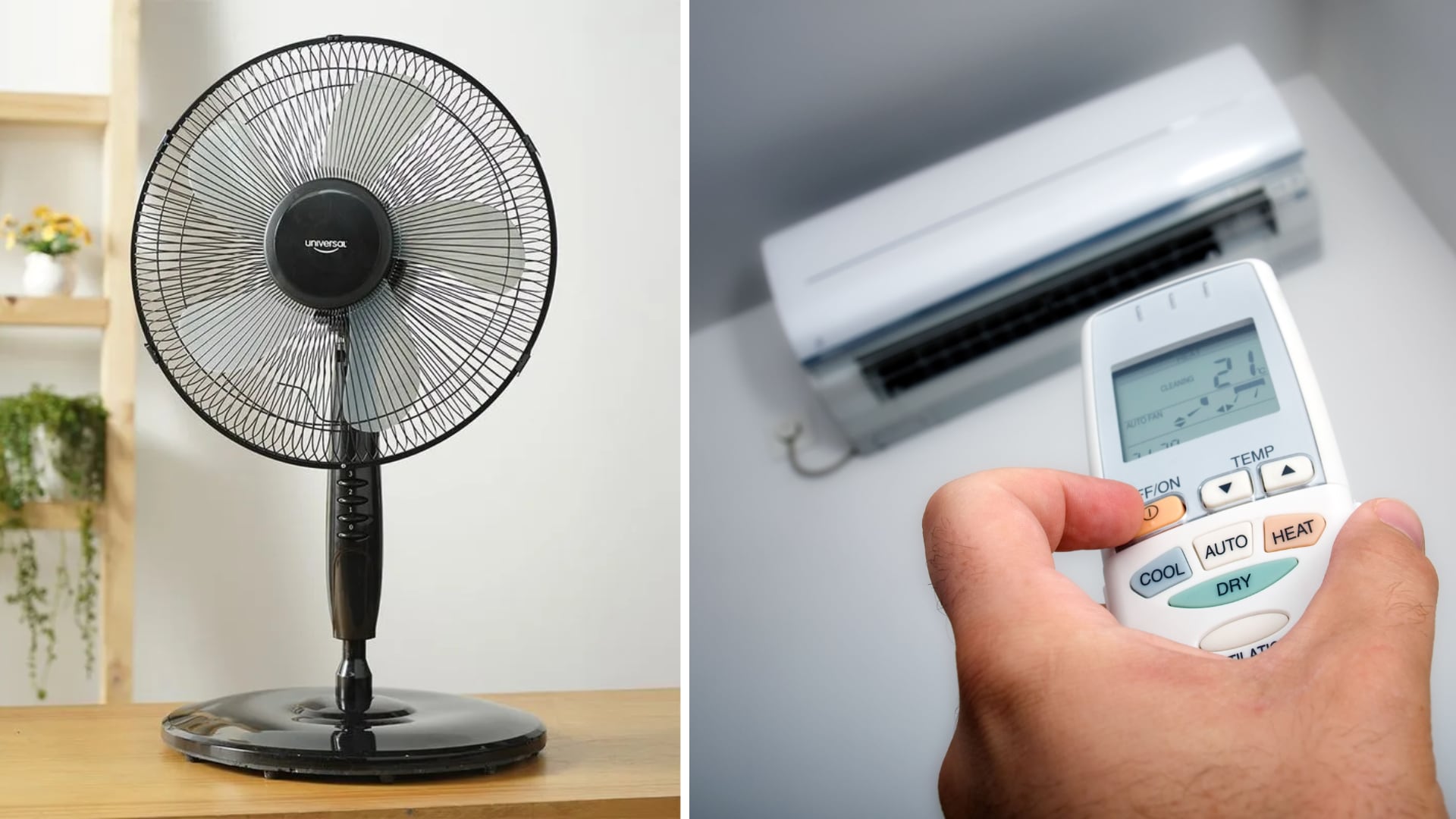 Ante la ola de calor, el uso de ventiladores y aire acondicionado se dispara, pero Osinergmin y la DGEE ofrecen recomendaciones clave para mantener el confort térmico y evitar un elevado gasto de electricidad. (Composición: Infobae Perú)