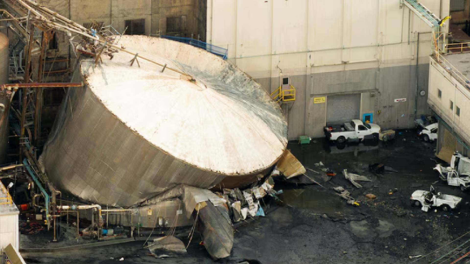 La implosión del tanque químico en Nippon Dynawave provocó al menos 11 muertes y ocho heridos en la planta de Longview (Reuters)