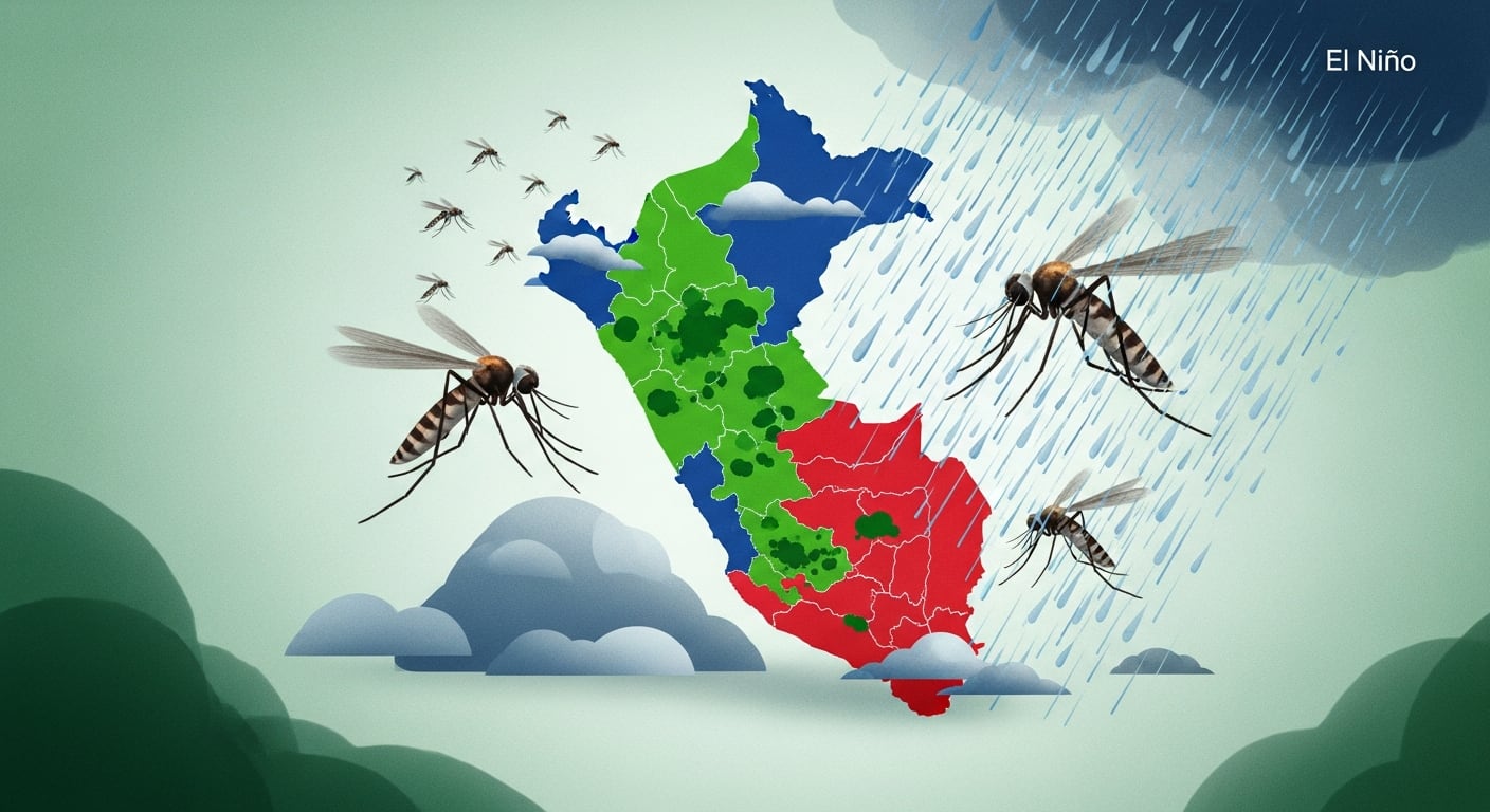 Dengue aumenta 31% en Perú con 38.800 casos y 42 fallecidos mientras especialistas alertan que El Niño podría agravar la propagación