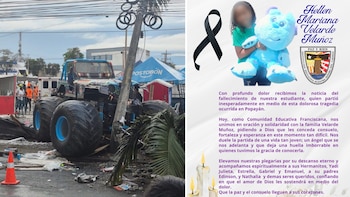 Luego de confirmarse que Hellen Velarde fue una de las víctimas, el Colegio Nuestra Señora del Carmen de Popayán, donde la menor estudiaba, lamentó su muerte a través de un sentido mensaje de condolencia - créditos @Korraleka/X | Franciscanas Popayán / Facebook
