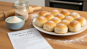 Receta de figacitas sin gluten, rápida y fácil