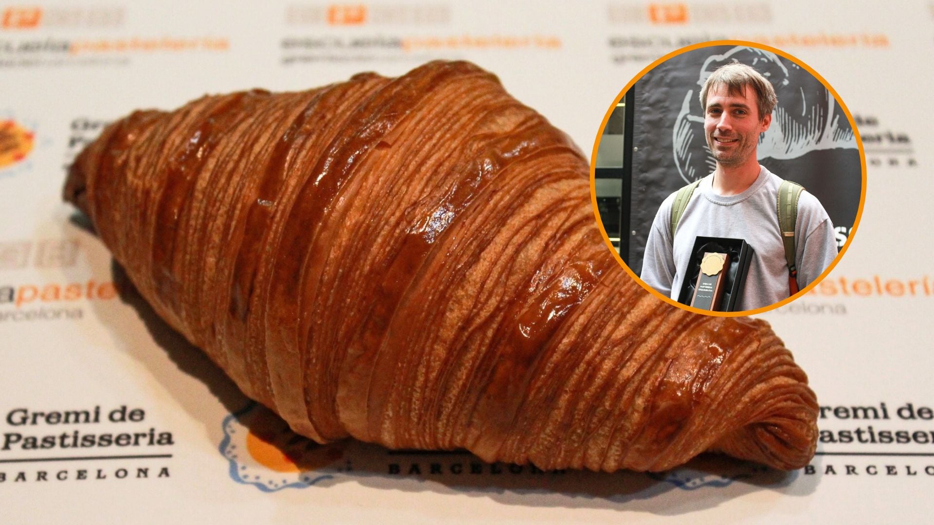 El ganador del concurso nacional de croissants es francés y vende sus productos en Gràcia (Gremi Pastisseria Barcelona)