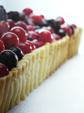Torta de frutos rojos