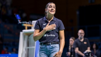 El homenaje a Carolina Marín en Huelva: “Me despido del bádminton, que ha sido mi vida y mi pasión”