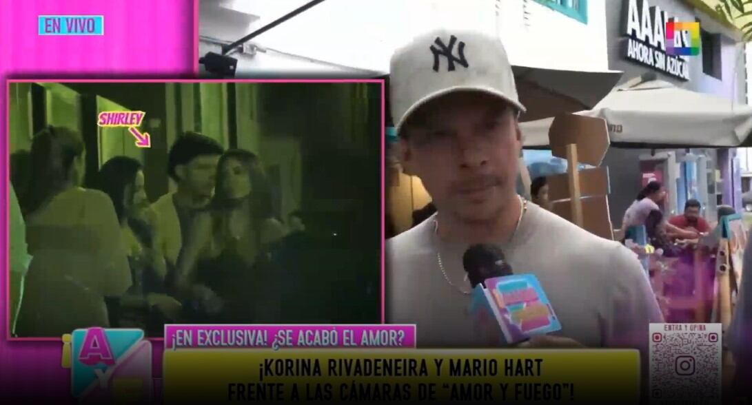Mario Hart explica su vínculo con Shirley Arica tras ser captados juntos: “Salimos en grupo”