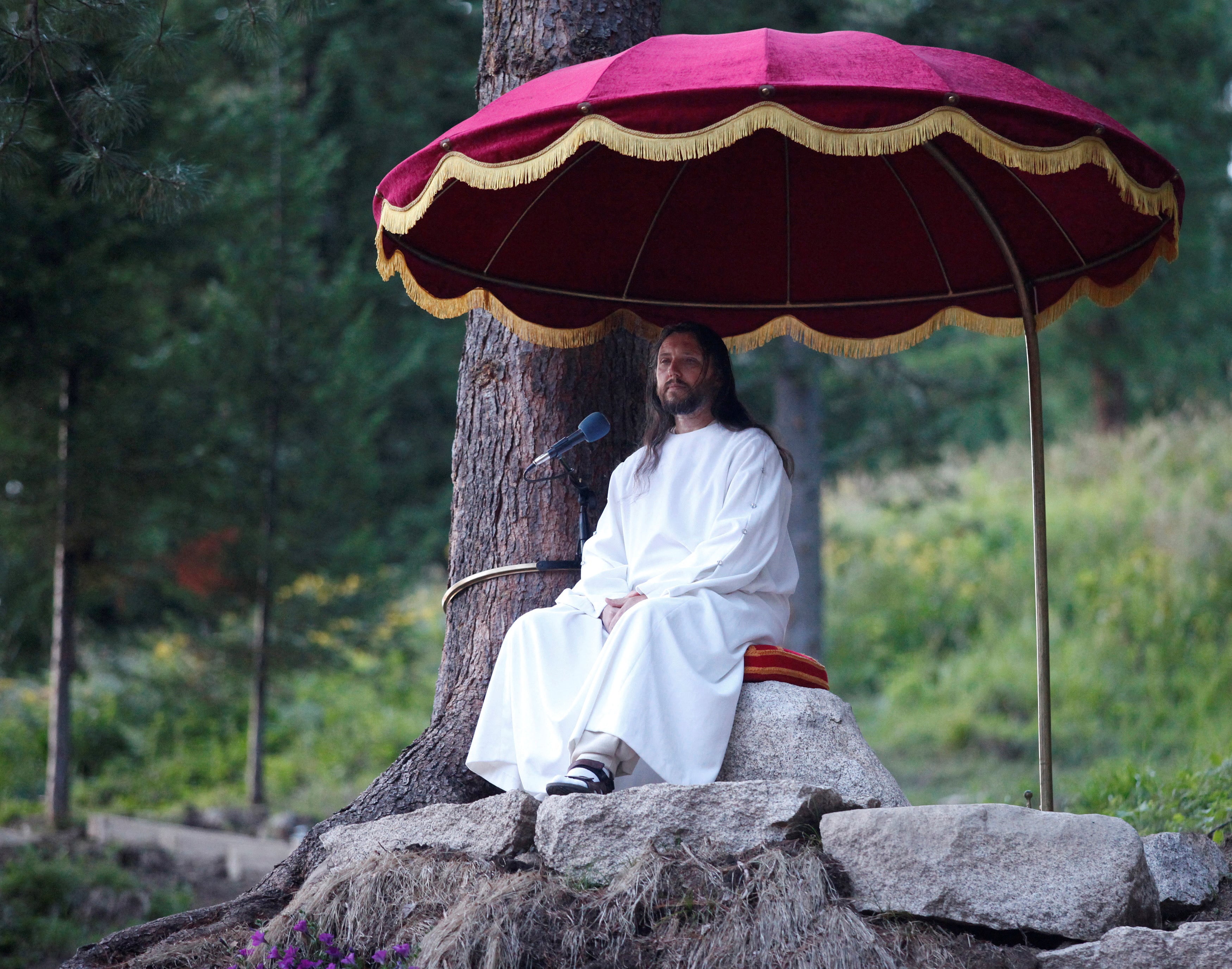 Sergei Torop, conocido como Vissarion, autoproclamado nuevo Jesucristo, en una imagen de archivo. (REUTERS/Ilya Naymushin)