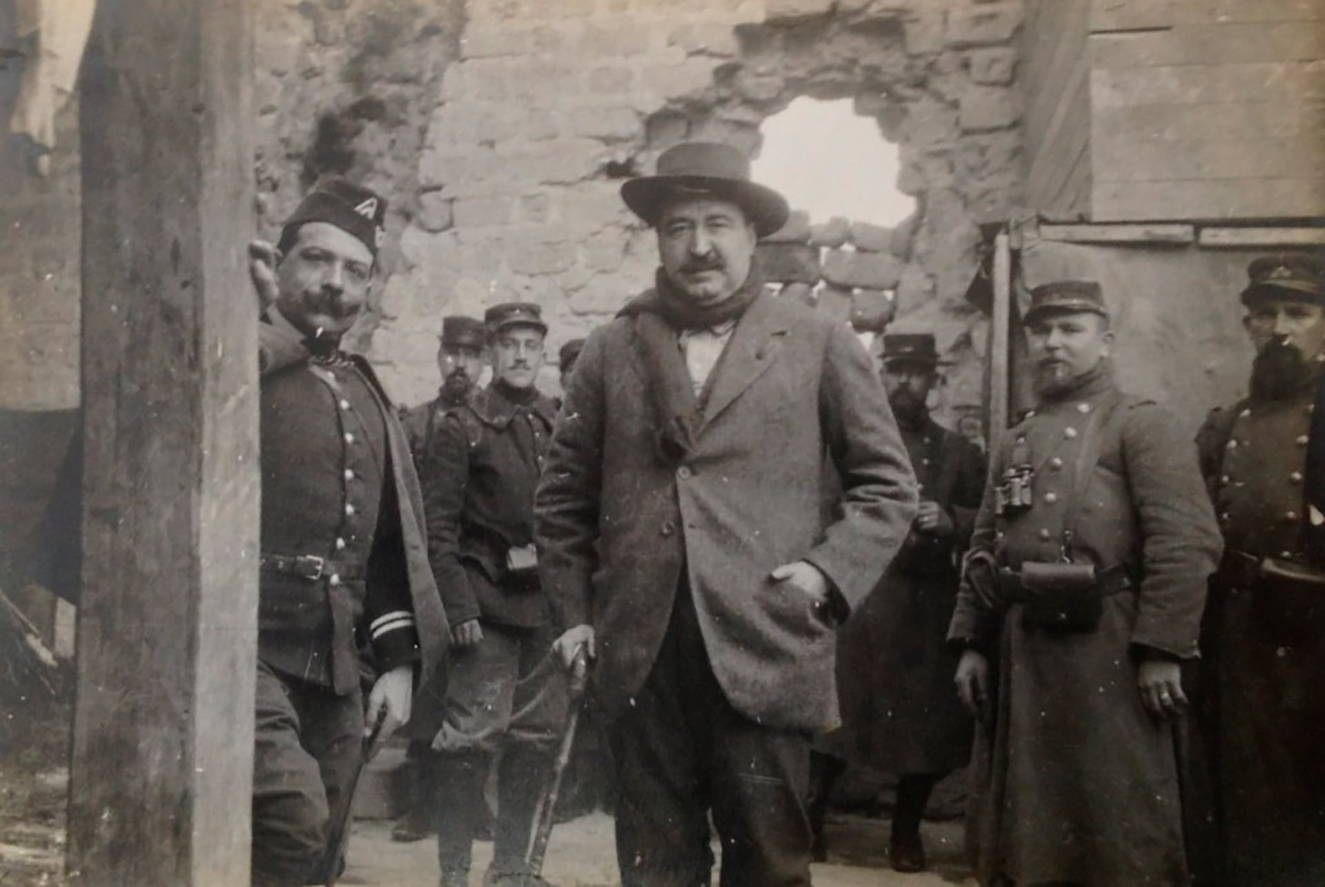 Blasco Ibáñez estuvo en las trincheras durante la Primera Guerra Mundial