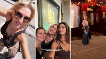 Yanina Latorre y Lola en Viena: música en vivo, palacios imperiales y la emoción frente a “El Beso” de Klimt