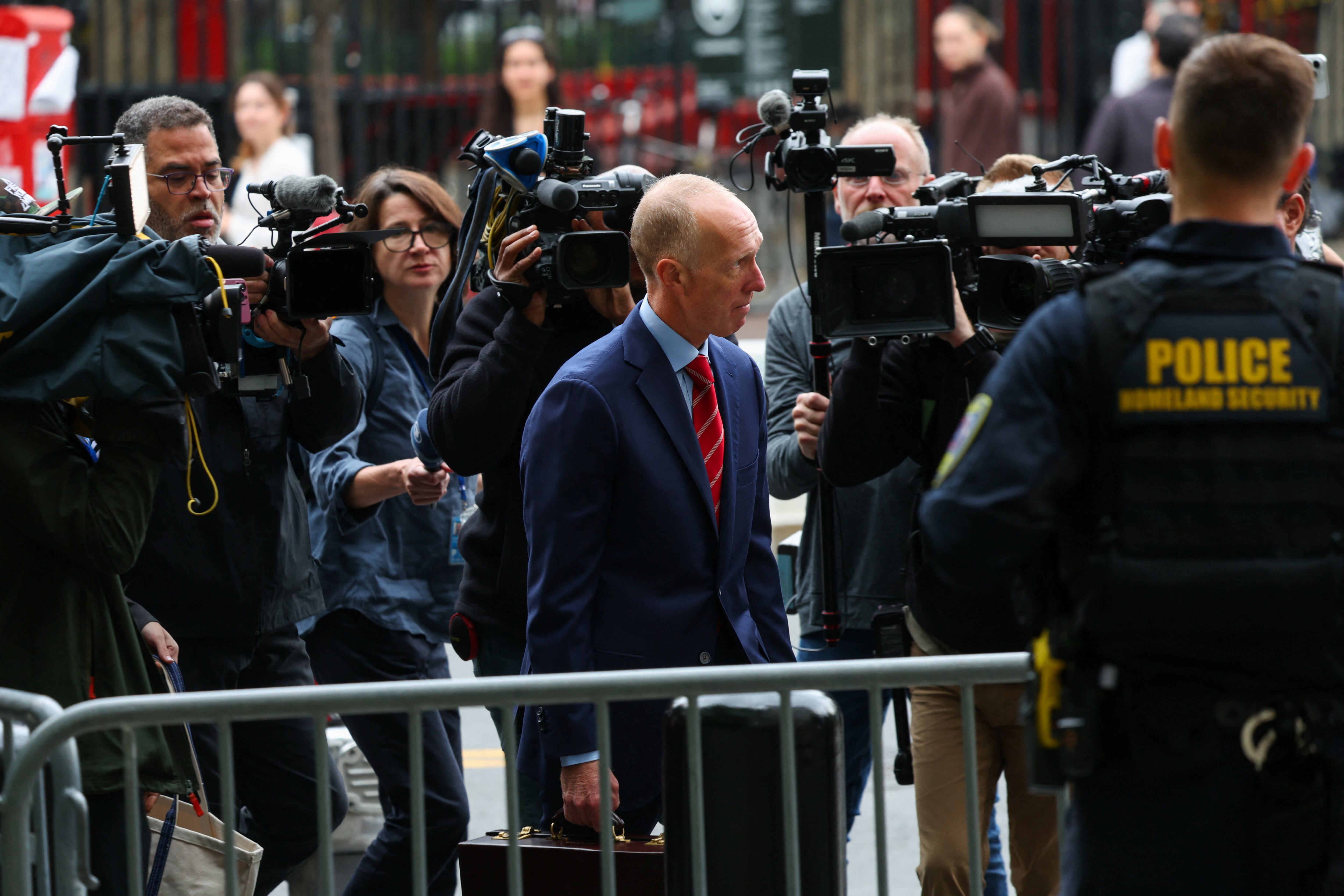 Lawyer of Cassie Ventura arrives at court for Sean