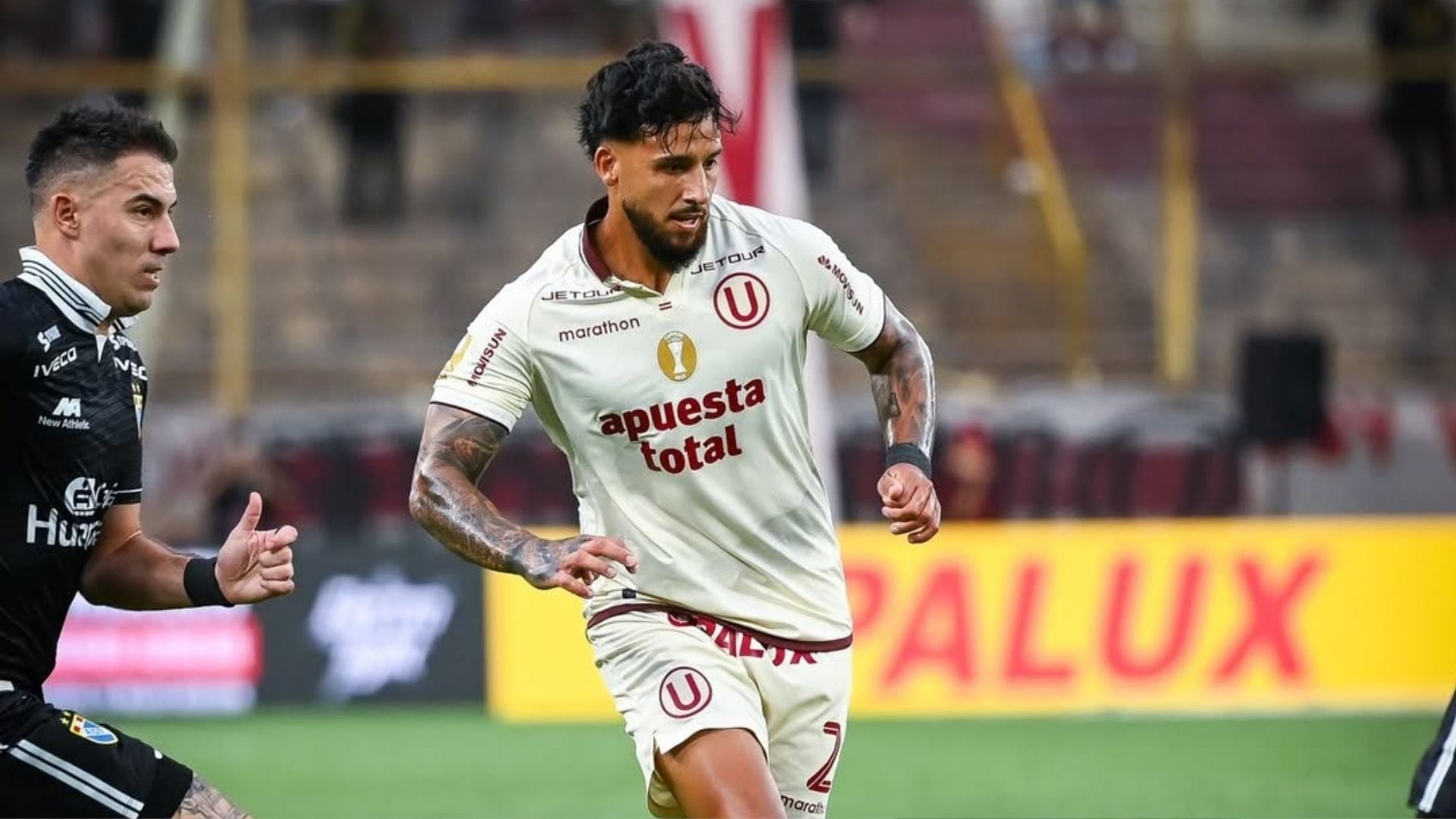 Caín Fara, baja en Universitario para el duelo ante Alianza Atlético. El comando técnico prevé que regrese para el juego ante Nacional por Copa Libertadores. Crédito: Difusión.