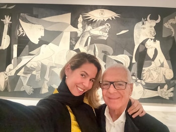 Eduardo Costantini y su esposa