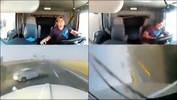 El conductor del auto fue