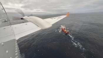 Operativo de Prefectura Naval para coordinar la salida de buques extranjeros