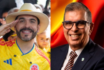 Fabio Arjona será el ministro de Ambiente de Abelardo de la Espriella. Fue vicepresidente de Desarrollo de Recursos y Sostenibilidad de Conservation International y viceministro de Política y Regulación del Ministerio del Medio Ambiente - crédito Charlie Cordero/REUTERS y Prensa Abelardo de la Espriella