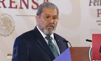 Carlos Velázquez Tiscareño durante una