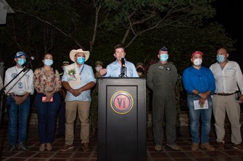 Ministro de defensa, Diego Molano,