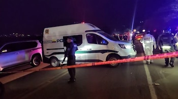 El CTI realizó la inspección al cuerpo de Castellanos y el vehículo en el que se movilizaba - crédito Cúcuta 360/Facebook