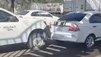 Pelea en la autopista México-Querétaro