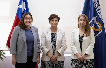 El encuentro entre las ministras