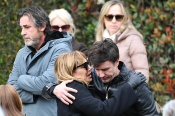 Roberto García Moritán conteniendo el