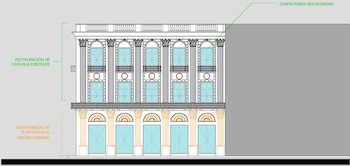 Así quedará la histórica fachada