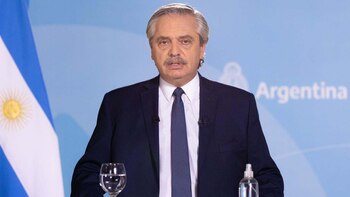 Alberto Fernández en la Casa