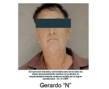 Fotografía de Gerardo Mendoza tras