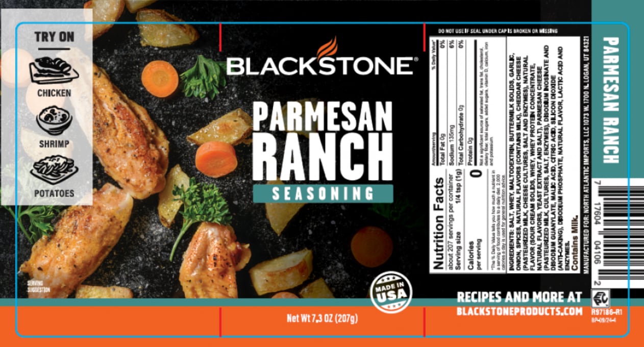Blackstone retiró de Estados Unidos varios lotes de su condimento Parmesan Ranch por posible riesgo de Salmonella (FDA)