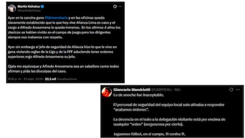 La parte legal de Universitario acusó a Alfredo Arosemena, administrador de Alianza Lima, de ser el causante del maltrato en Matute.