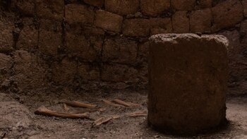 INAH localizó cuerpos humanos en