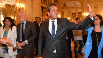 Sergio Massa llegó al Cicyp
