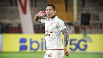 Gianluca Lapadula y su celebración de gol ante Los Chankas.