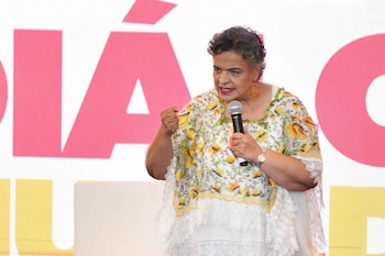 La candidata del Frente Amplio