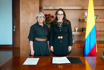 Gledy María Foliaco Rebolledo se posesionó como viceministra de Educación Preescolar, Básica y Media - crédito @mindeducacion/X