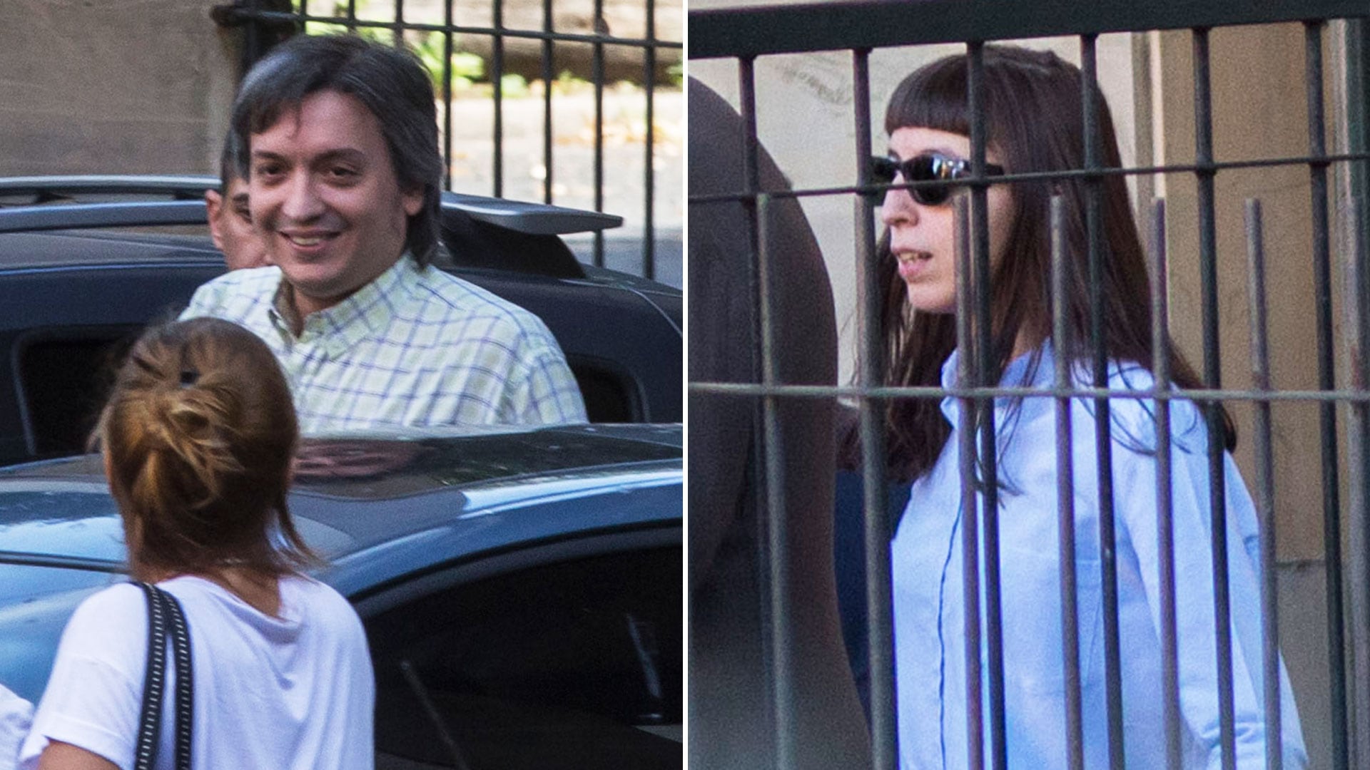 Maximo y Florencia Kirchner Comodoro Py
