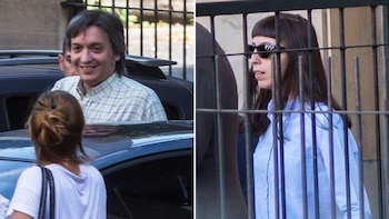 Maximo y Florencia Kirchner Comodoro Py