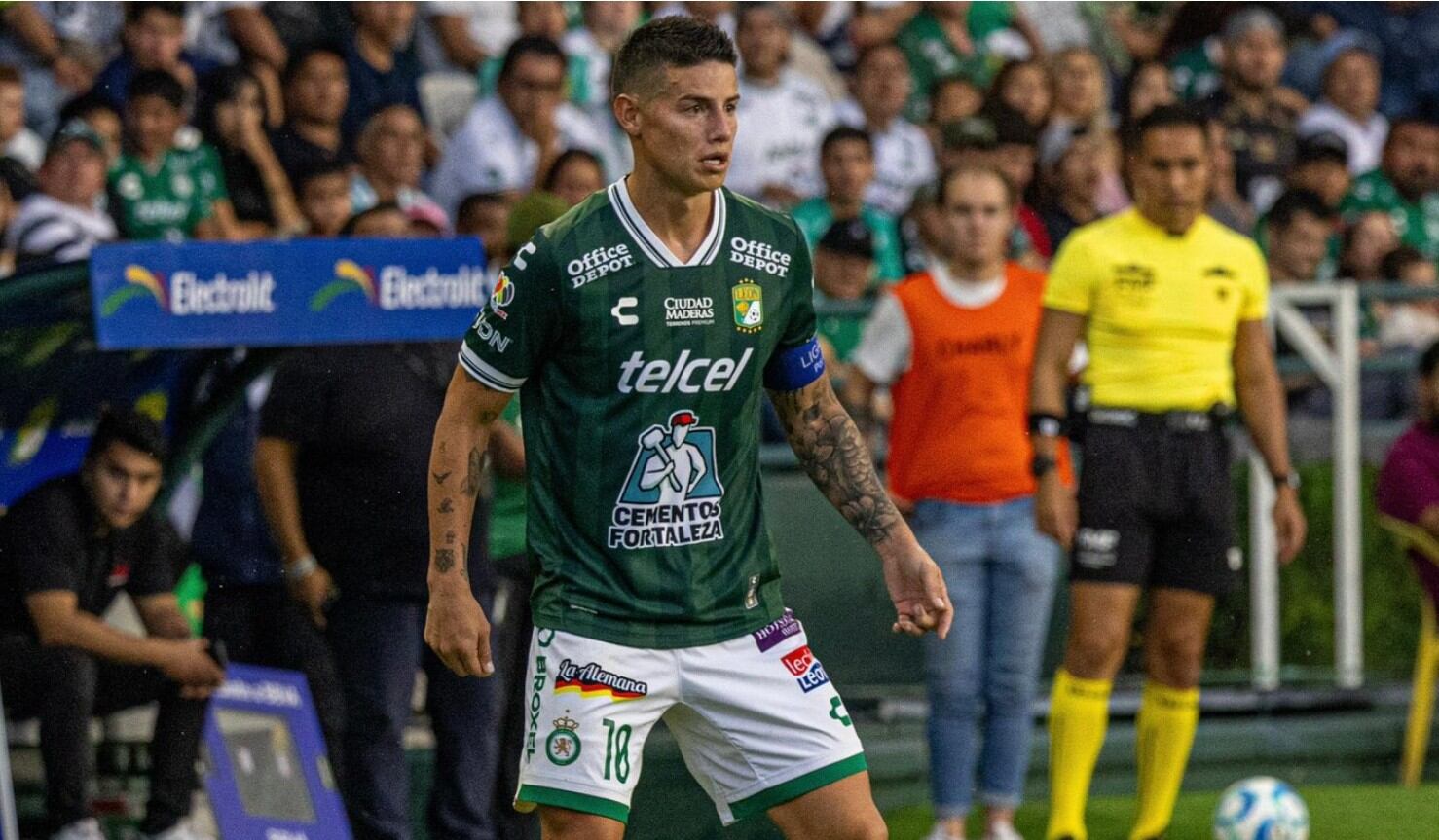 James Rodríguez parece que no seguirá con León al terminar su contrato en diciembre de 2025, pese a recuperar buena parte de su juego - crédito Club León