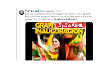 Vicky Dávila calificó como "una