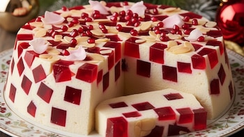 Gelatina grande tipo mosaico con