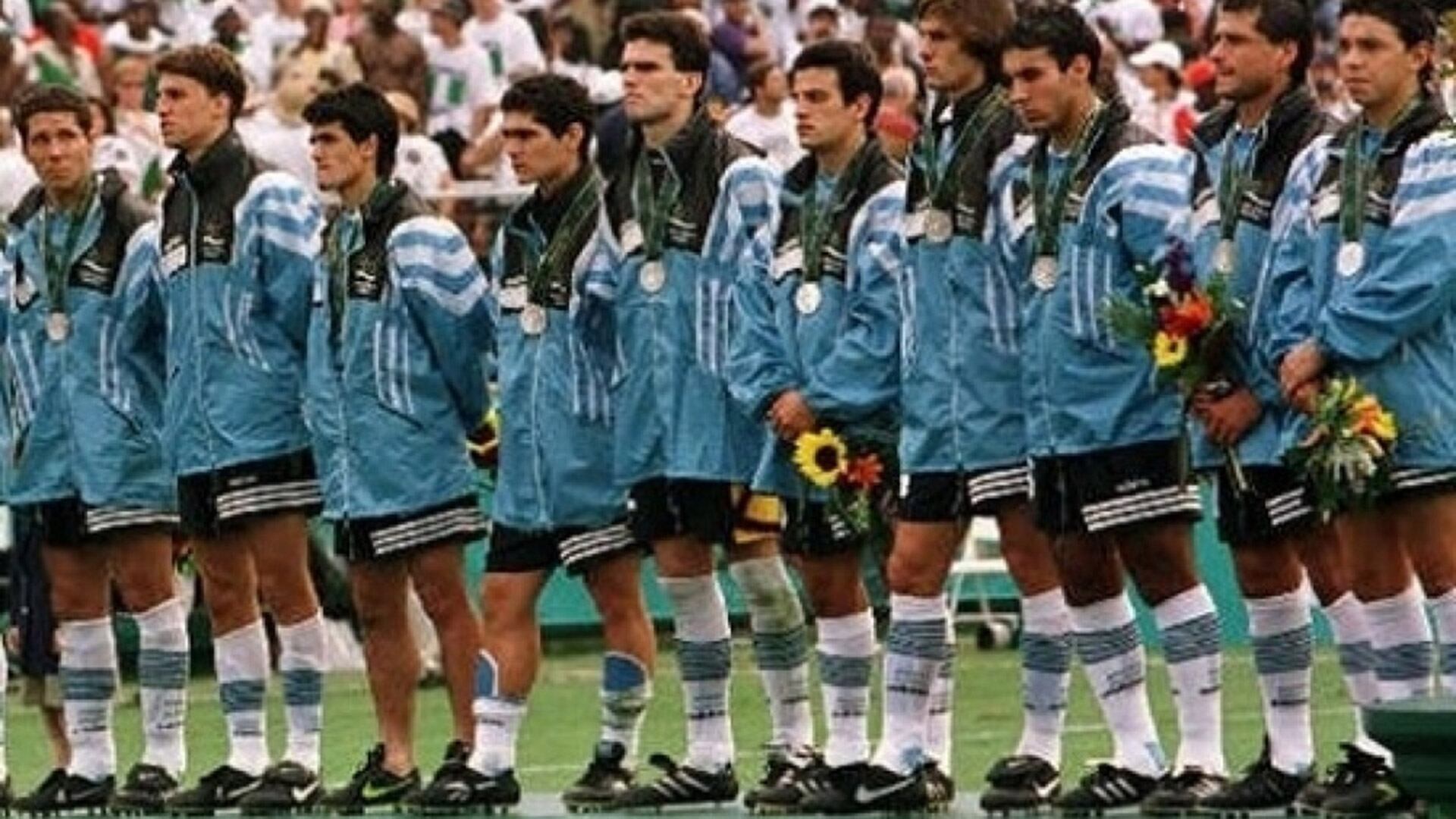 Con la medalla plateada en Atlanta 1996