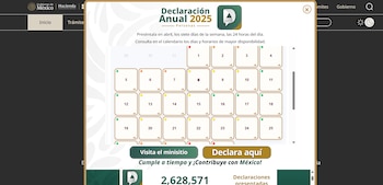 La página oficial del SAT señala que, al corte del 7 de abril, se han presentado 2 millones 628 mil 571. (Crédito: SAT)