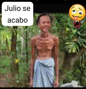 El cantante Julio Iglesias es