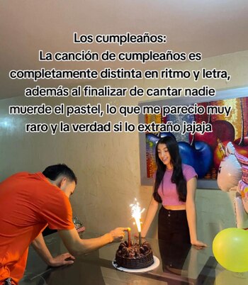 La joven se mostró sorprendida