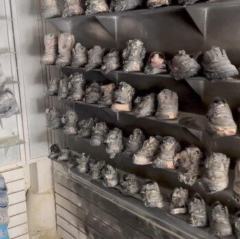 Así quedó la mercancía del