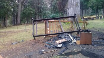 La cabaña La Cristalina, propiedad