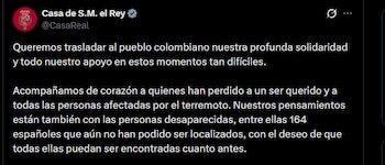 Rey de España - crédito @CasaReal/X