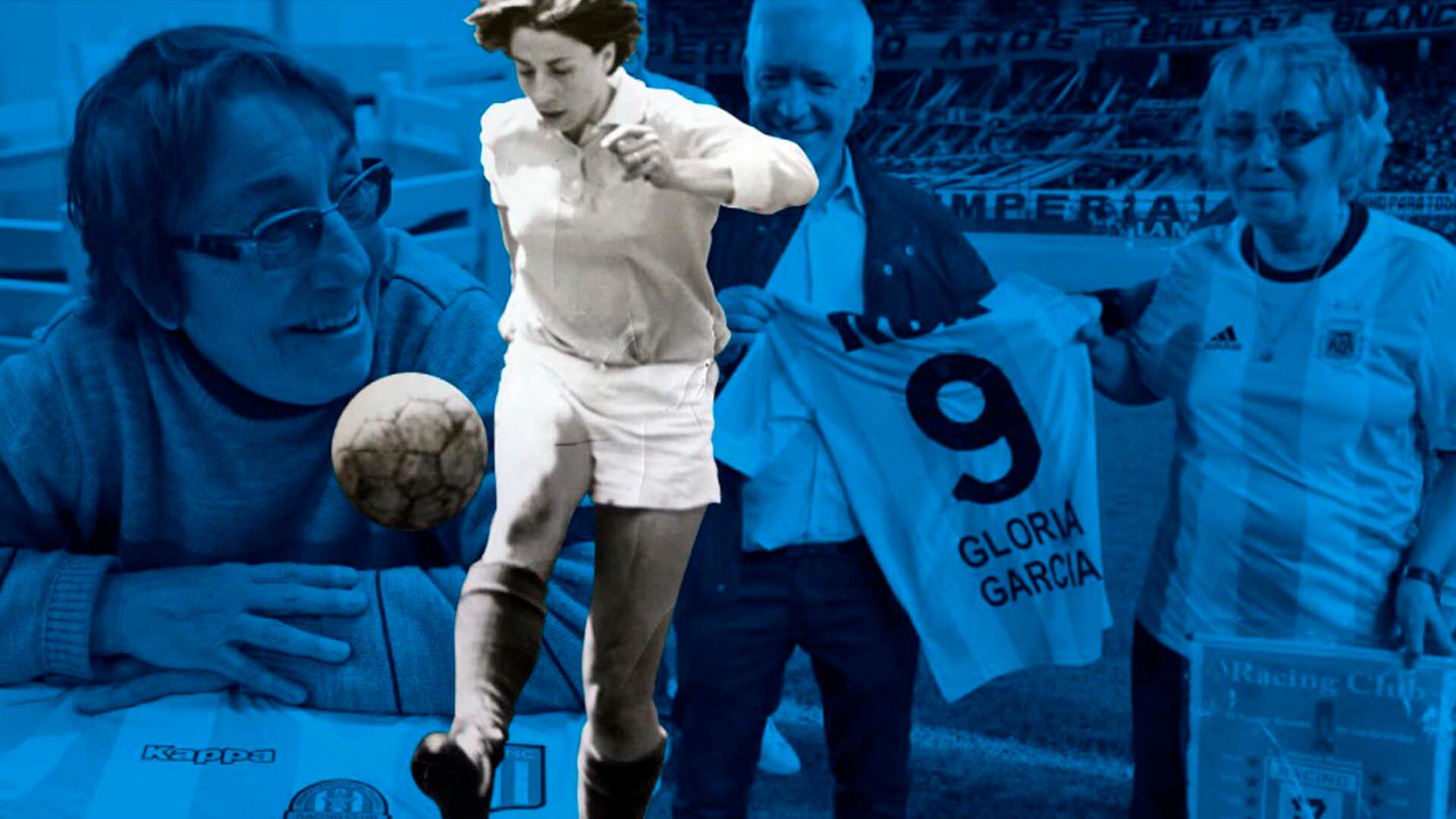 Racing Club homenajea a Betty García desde su página Web (Crédito: página oficial de Racing Club de Avellaneda).