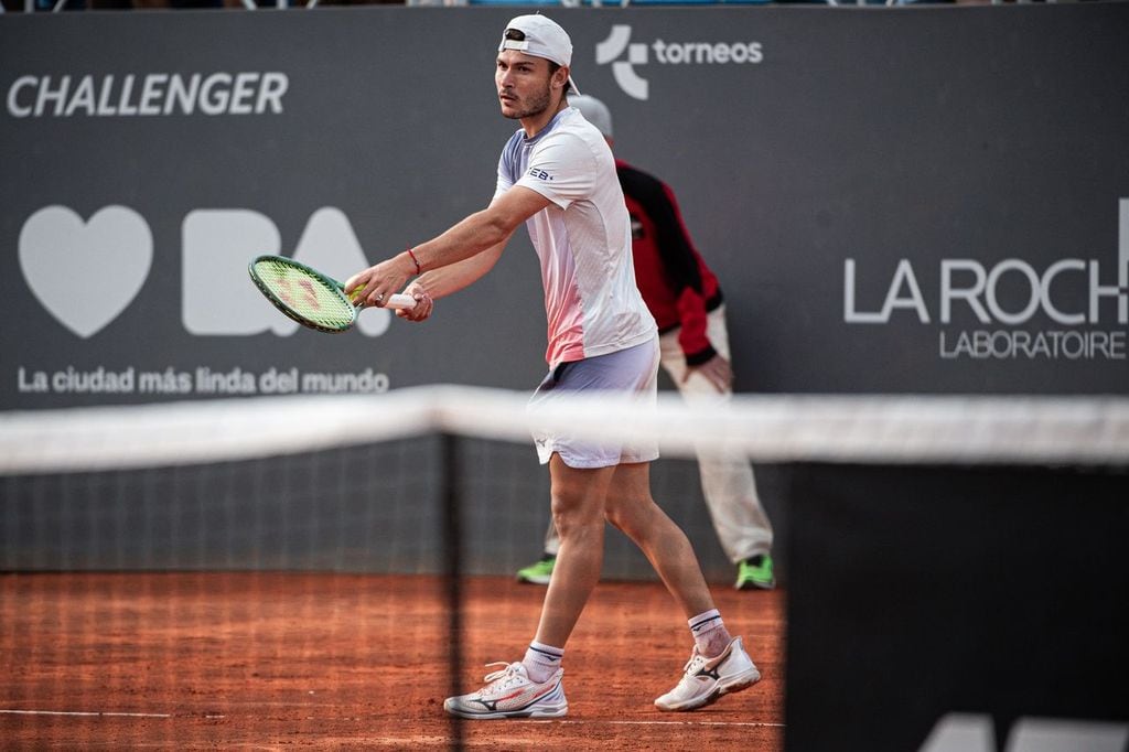 Por segunda temporada consecutiva, Alex Barrena disputará la final del Challenger de Buenos Aires (Crédito: Challenger Buenos Aires)