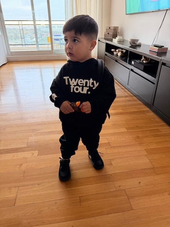 El saludo de Enzo Fernández para su hijo Benja